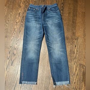 Madewell Blue Straight-Leg Jeans - The Perfect Vintage Jean 27 - What. It. Is.